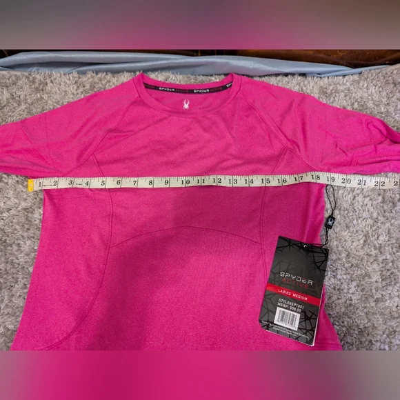 NEW WT! SPYDER ACTIVE LONG SLEEVE TOP - Picture 13 of 14